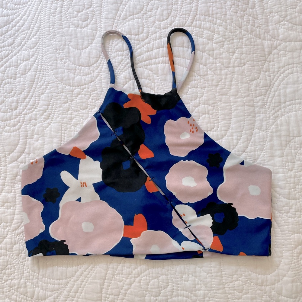 Aila Blue Bikini Top